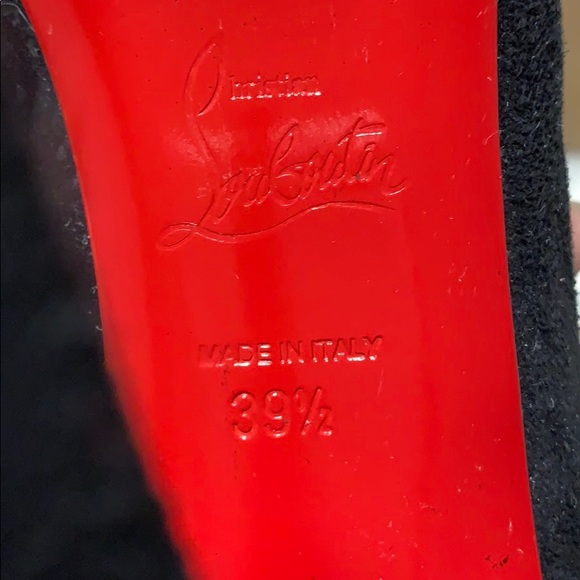 PRELOVED Christian Louboutin Rolando Suede Pump 39.5 - Picture 7 of 8